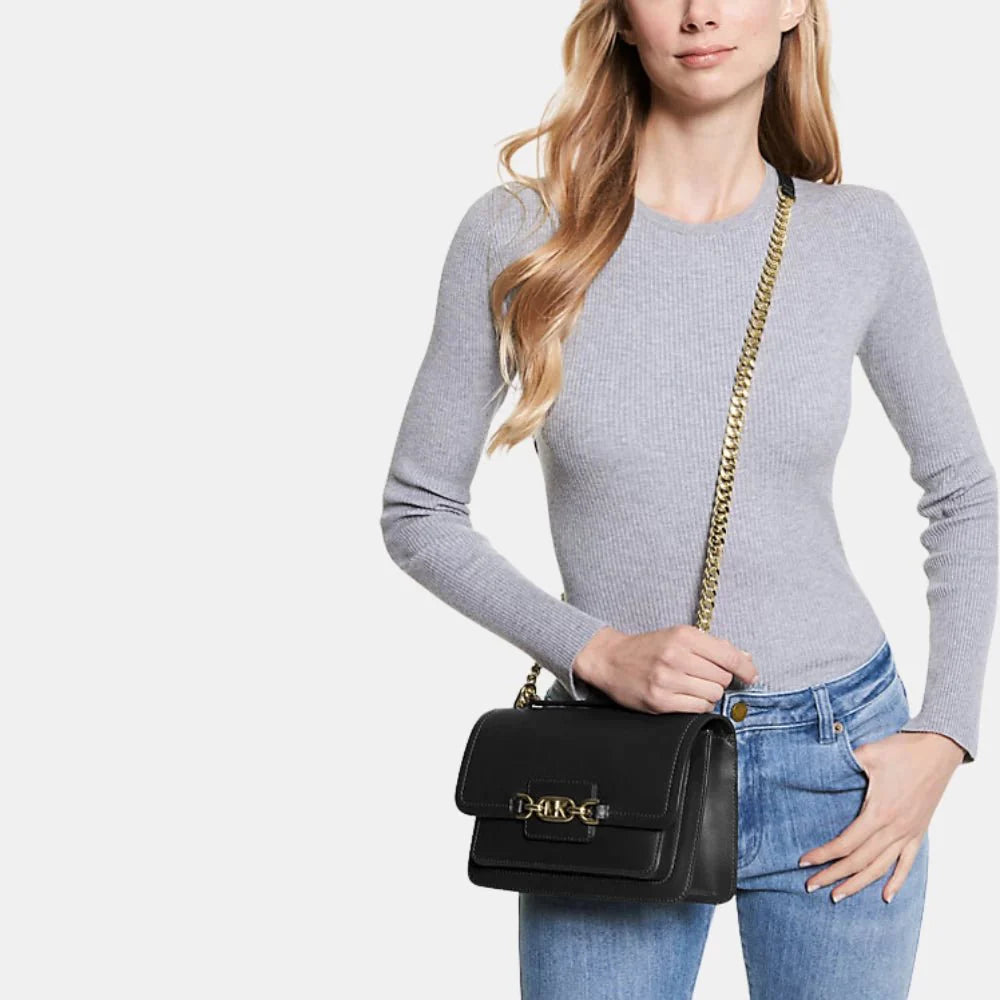 Michael Kors Heather Large Leather Shoulder Bag