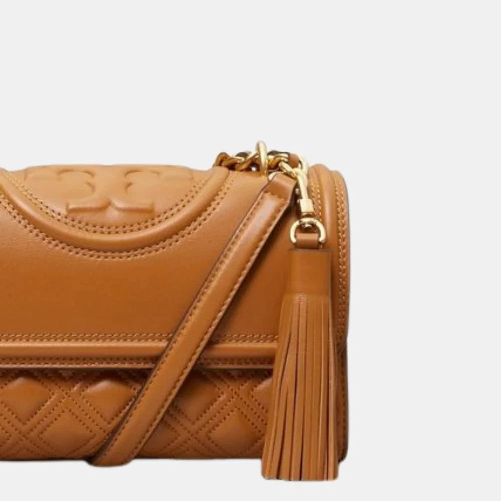 Tory Burch Small Fleming Convertible Shoulder Bag (Kobicha)