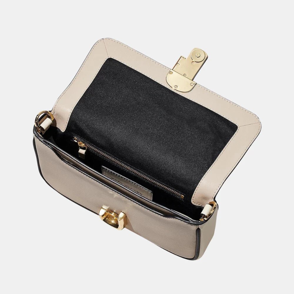 Marc Jacobs The J Marc Shoulder Bag (Greige Multi)