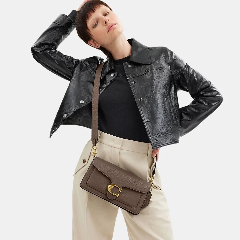 Coach Tabby 26 Shoulder Bag (Dark Stone)