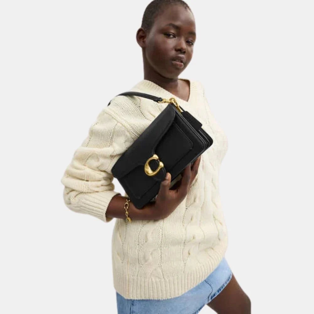 Coach Tabby 26 Shoulder Bag (Black)