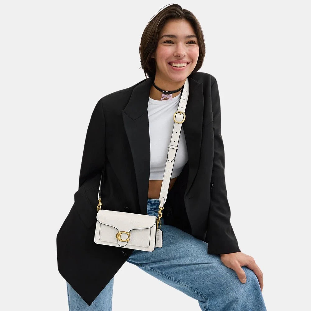 Coach Tabby 20 Shoulder Bag (Chalk)