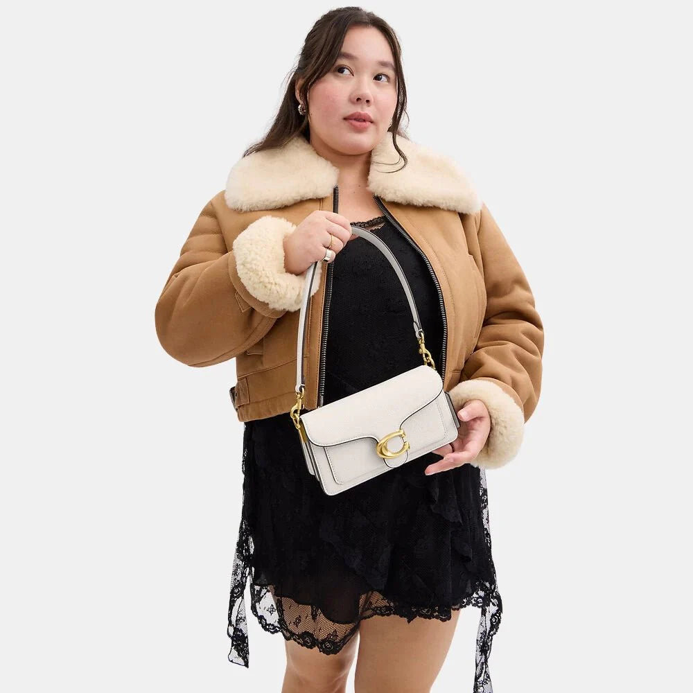 Coach Tabby 20 Shoulder Bag (Chalk)