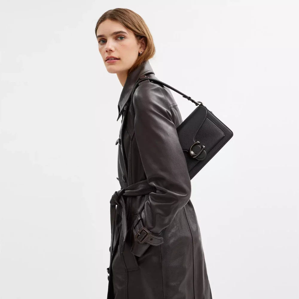 Coach Tabby 26 Shoulder Bag (Pewter/Black)