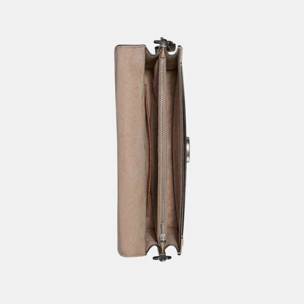 Coach Tabby 26 Shoulder Bag In Signature Canvas (Sand/Taupe)