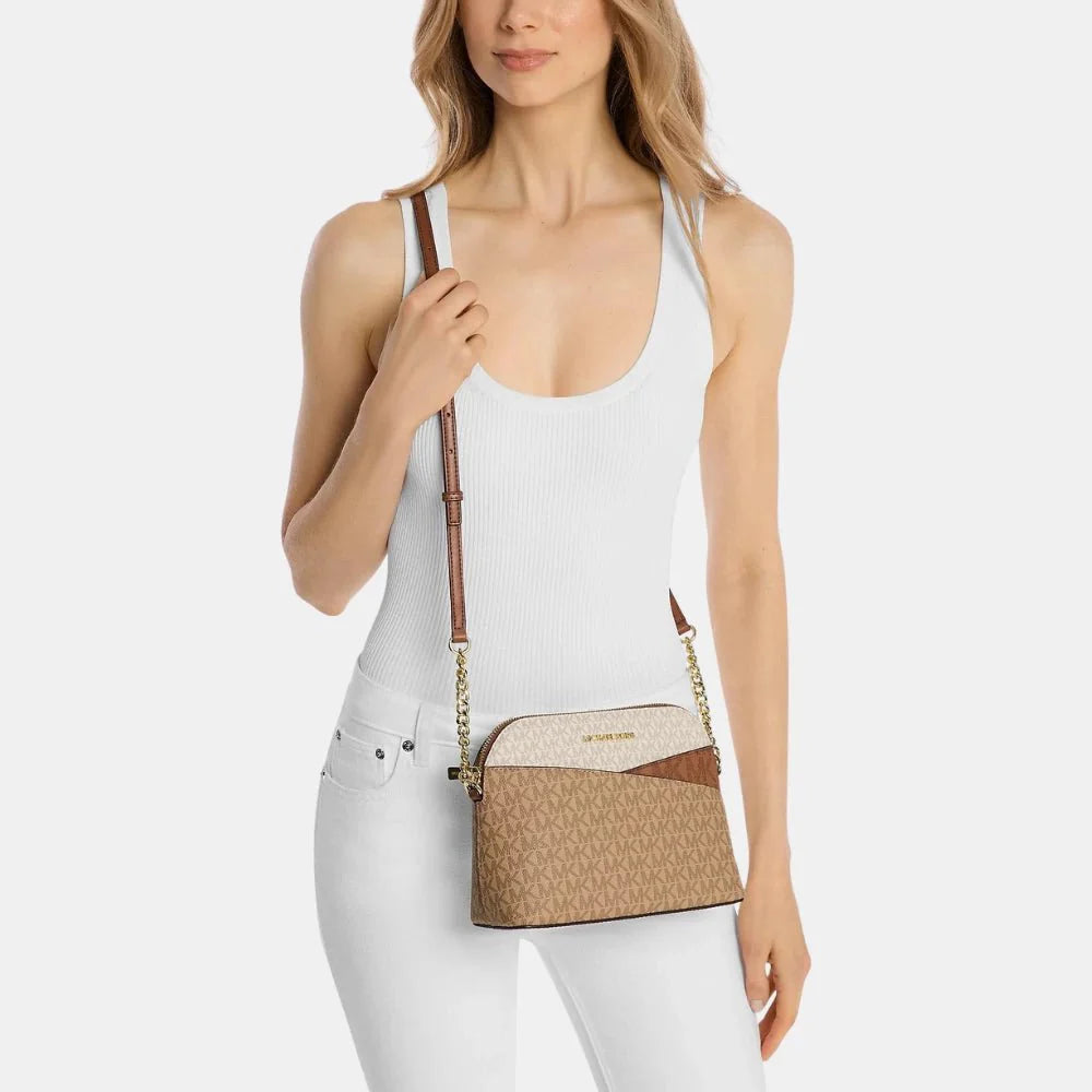 Michael Kors Jet Set Travel Medium Dome Crossbody Bag