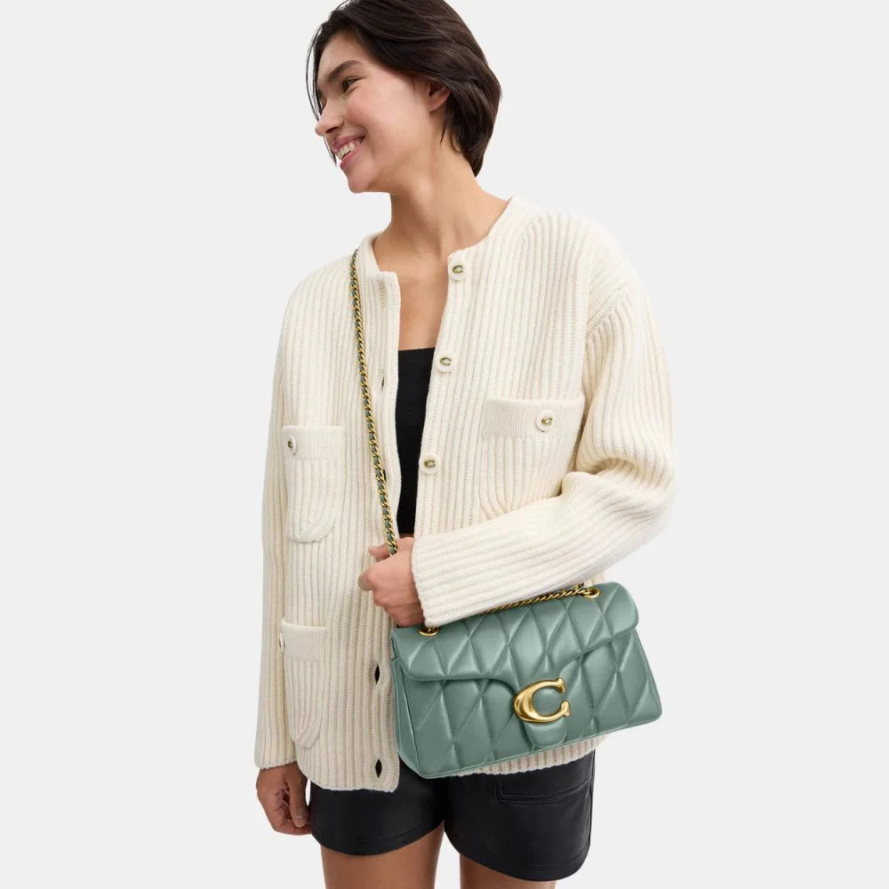 Coach Quilted Tabby 26 Shoulder Bag (Sage)