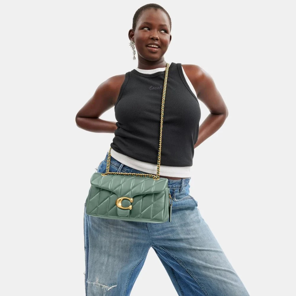 Coach Quilted Tabby 26 Shoulder Bag (Sage)