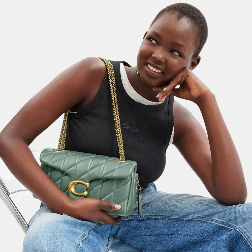Coach Quilted Tabby 26 Shoulder Bag (Sage)