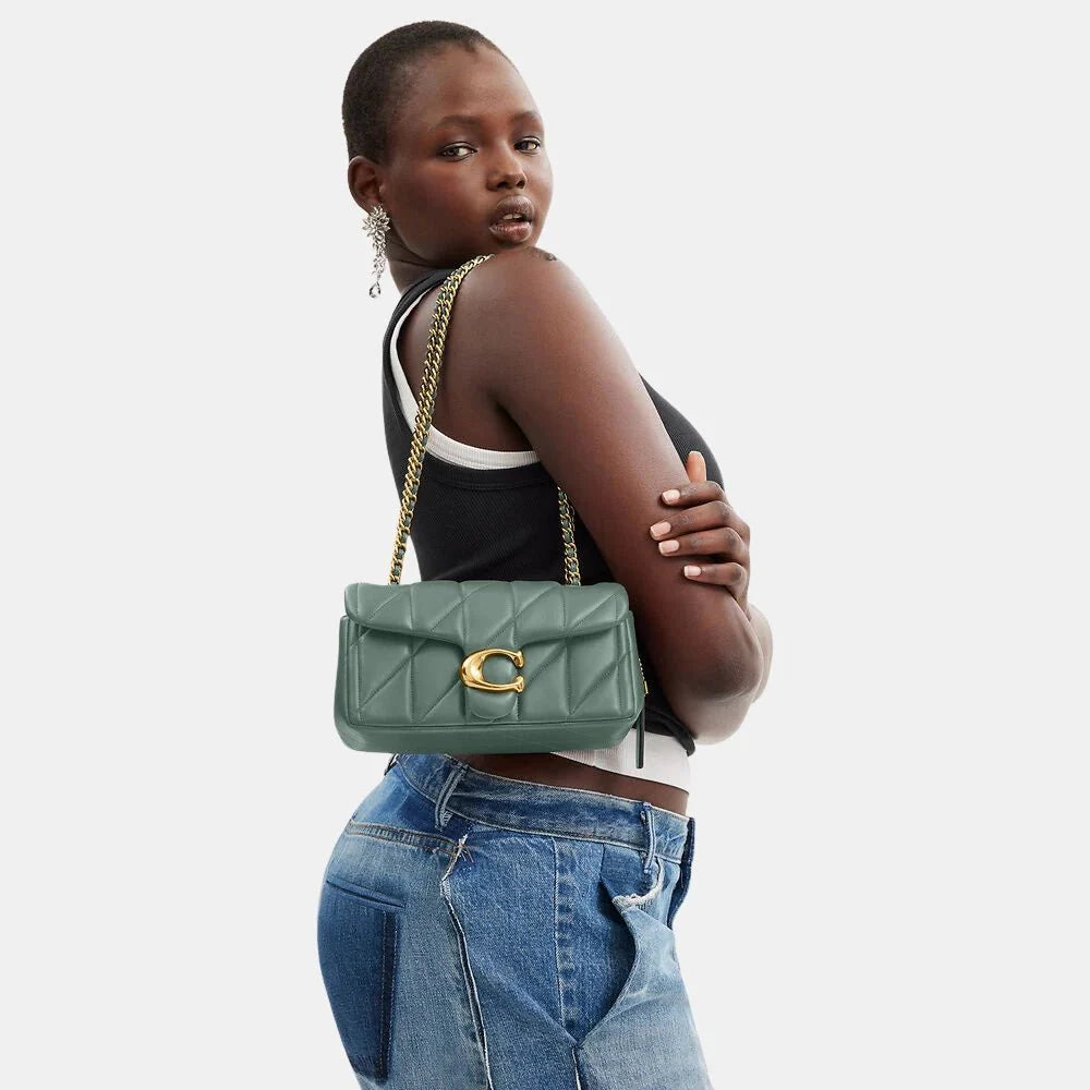 Coach Quilted Tabby 20 Shoulder Bag (Sage)