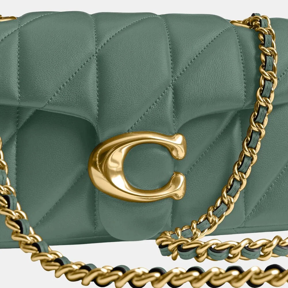 Coach Quilted Tabby 20 Shoulder Bag (Sage)