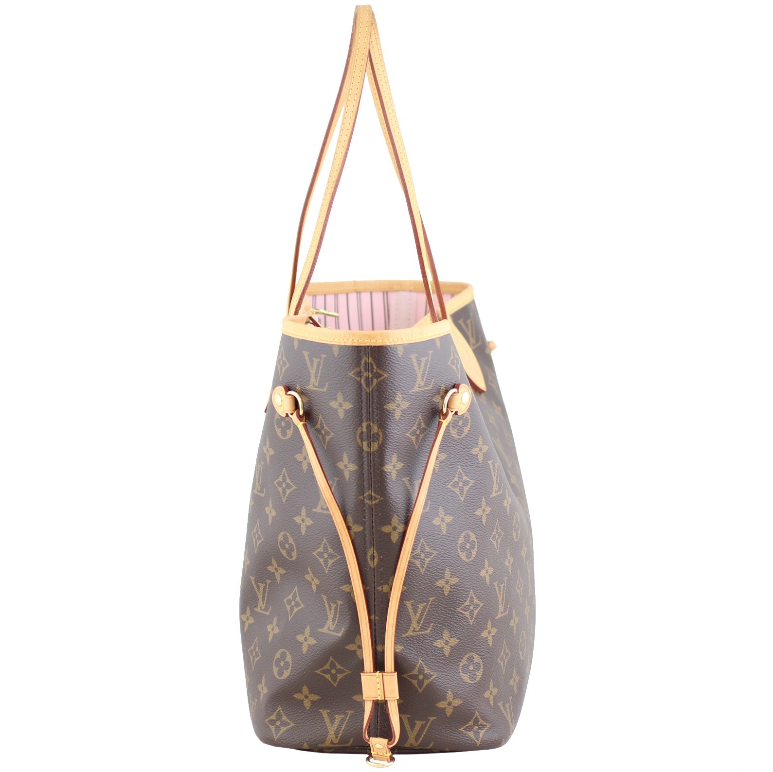 Louis Vuitton Neverfull MM Monogram Rose Ballerine