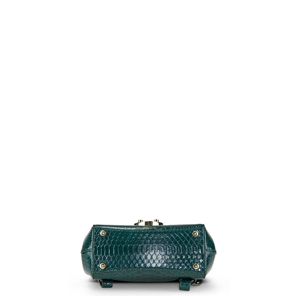 Asprey Backpack Tote in Green, Exotic