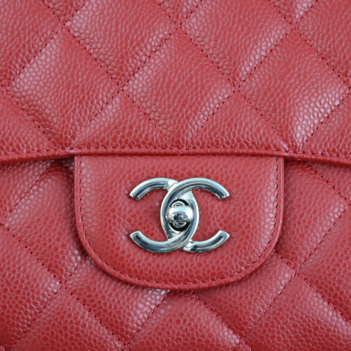 Chanel Classic Single Flap Maxi (red) | Red