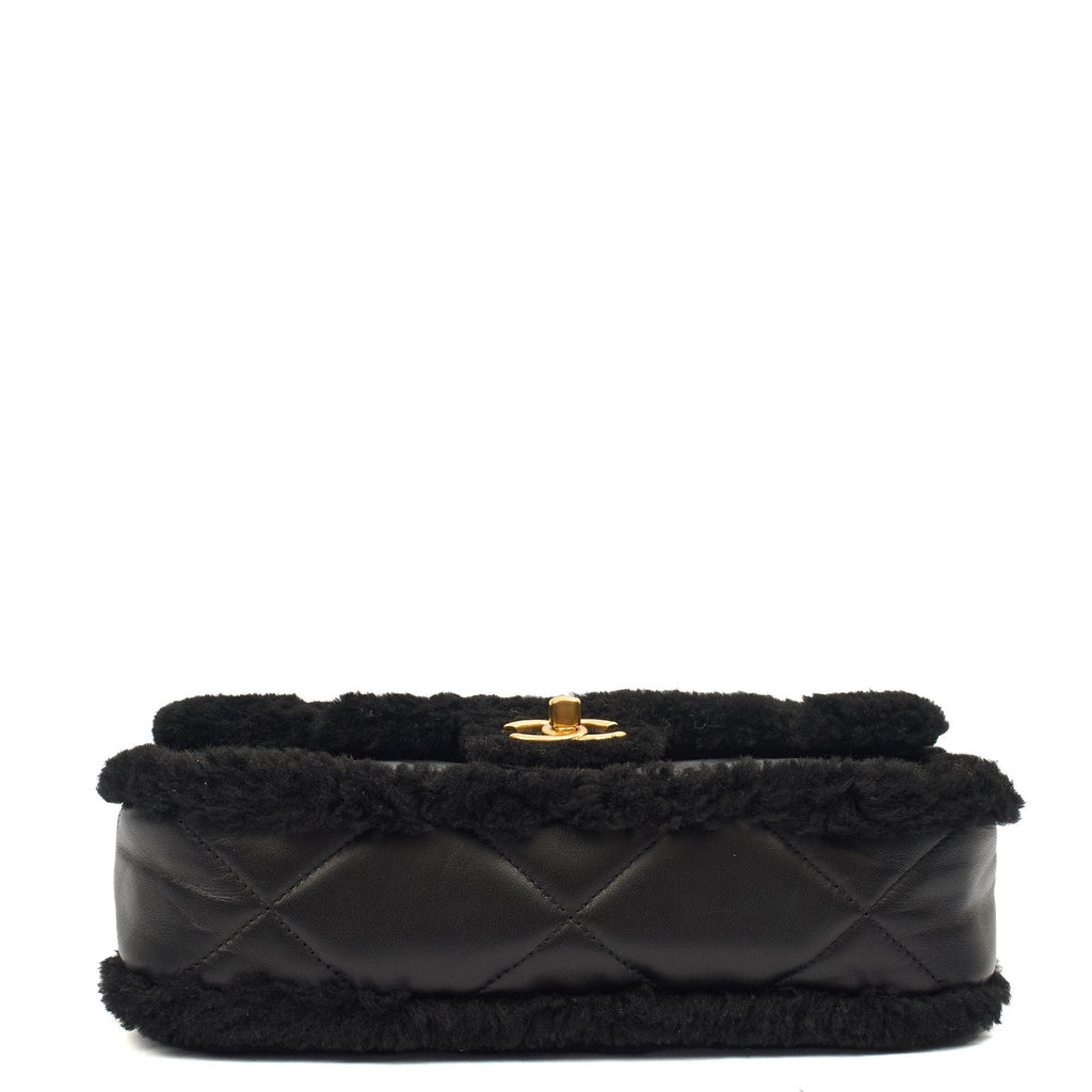 Chanel Shoulder Bag Flap Bag in Black, Canvas