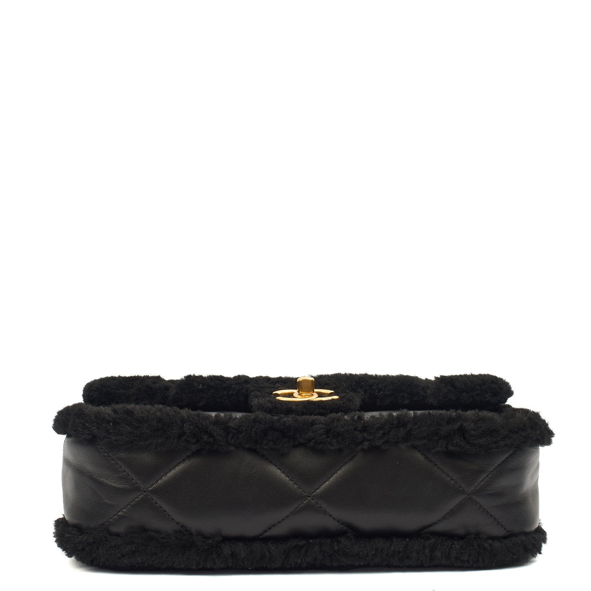 Chanel Shoulder Bag Flap Bag in Black, Canvas