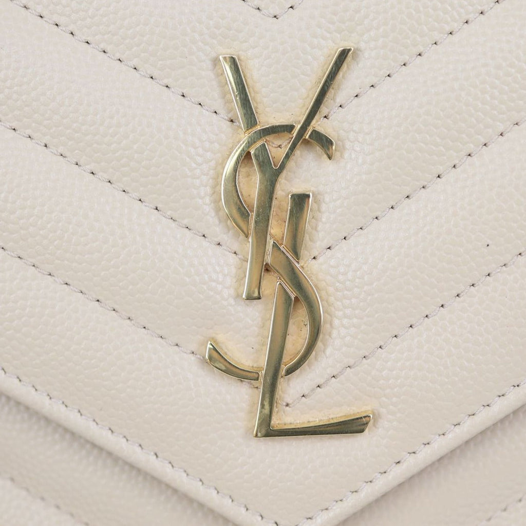 Saint Laurent Monogram Envelope Chain Wallet