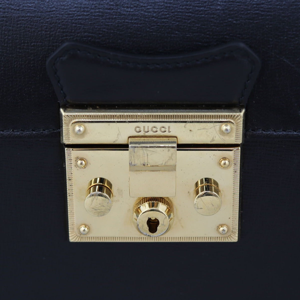 Gucci Padlock Small Bamboo Shoulder Bag