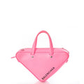 Balenciaga Top Handle Triangle Duffle S  in Pink, Leather