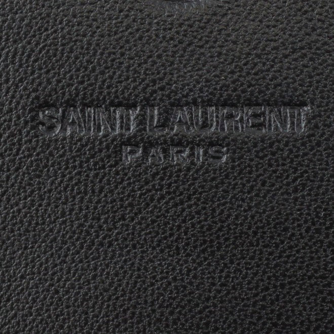 Saint Laurent Crocodile Embossed Chain Wallet