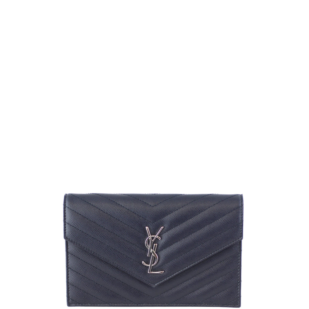 Saint Laurent Monogram Envelope Chain Wallet