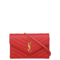 Saint Laurent Monogram Envelope Chain Wallet