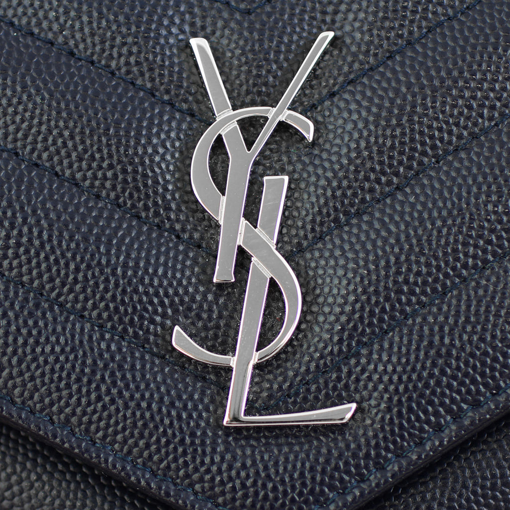 Saint Laurent Monogram Envelope Chain Wallet