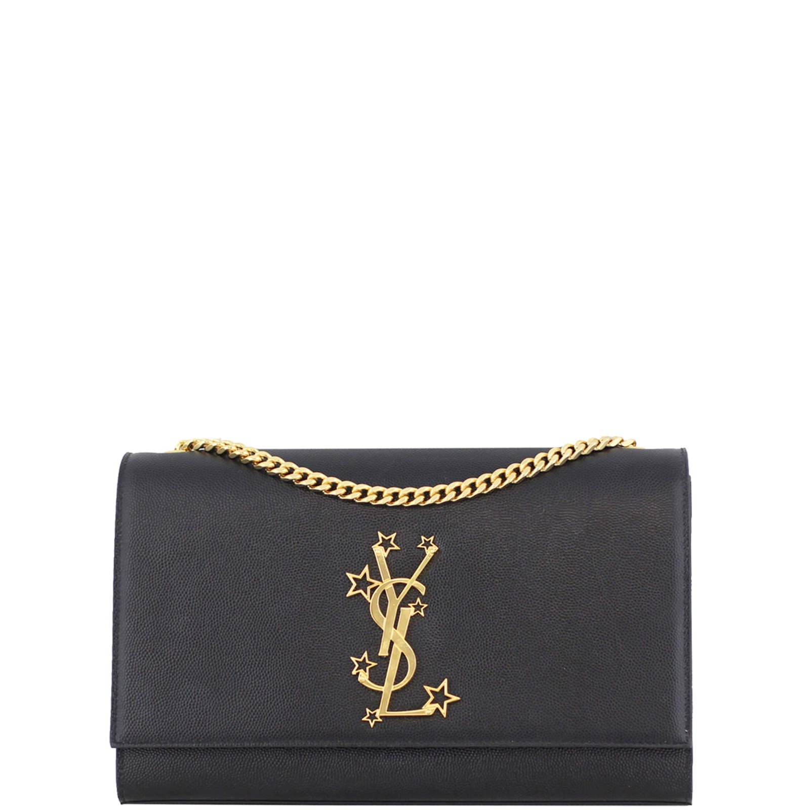 Saint Laurent Kate Stars Sliding Chain Satchel Medium