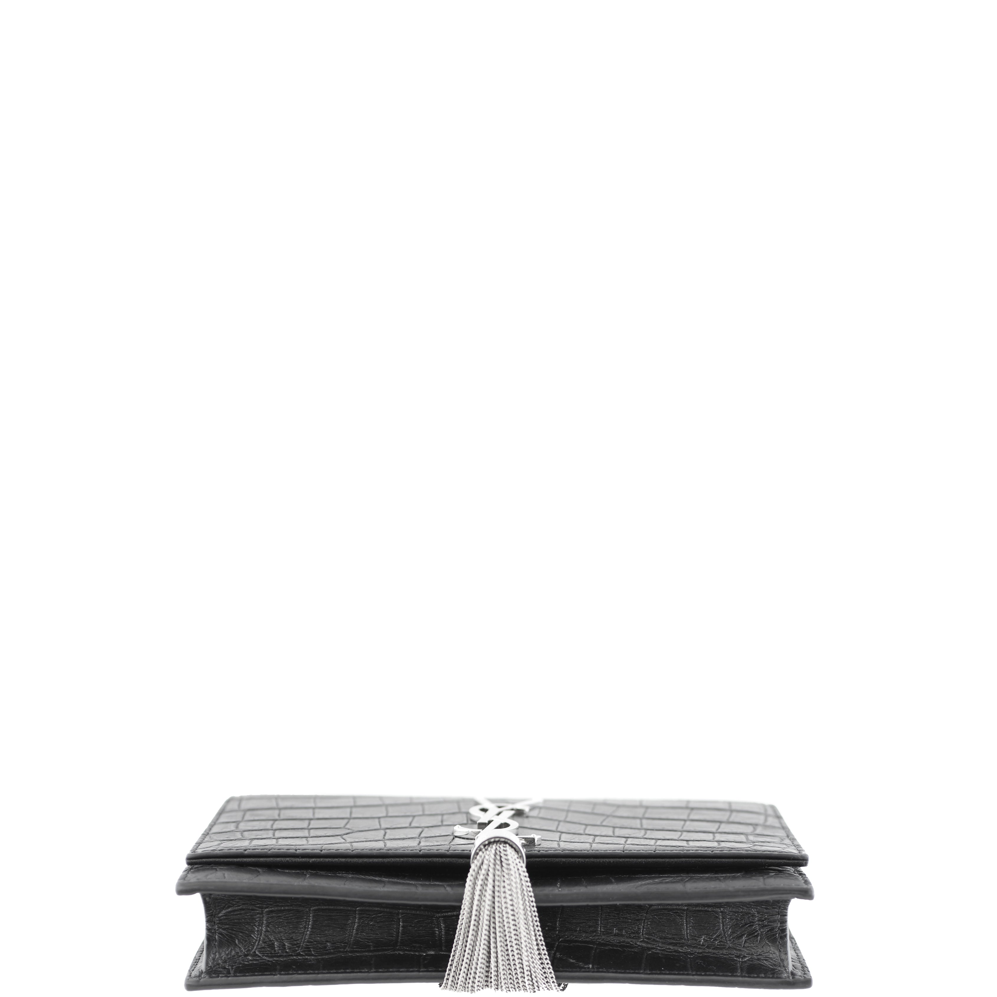 Saint Laurent Kate Tassel Chain Wallet Small
