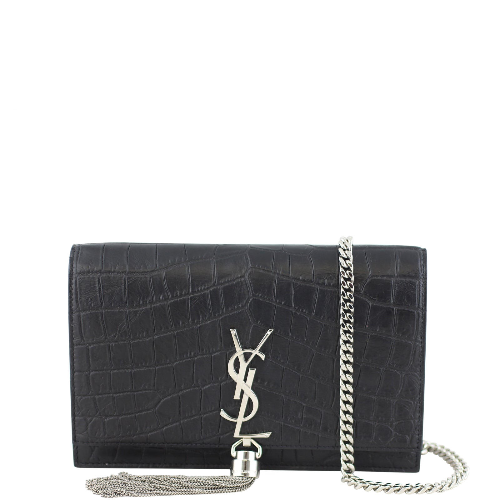 Saint Laurent Kate Tassel Chain Wallet Small
