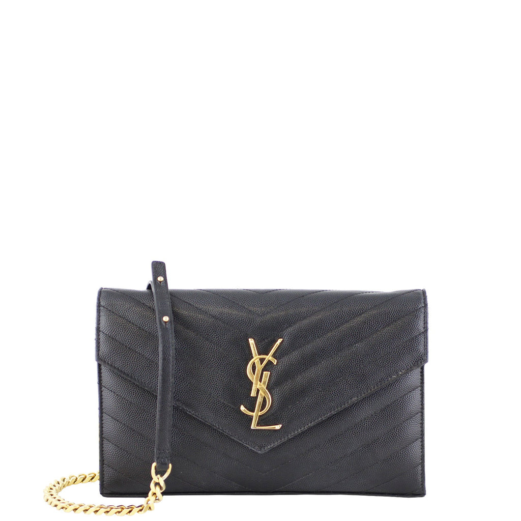 Saint Laurent Monogram Chain Wallet