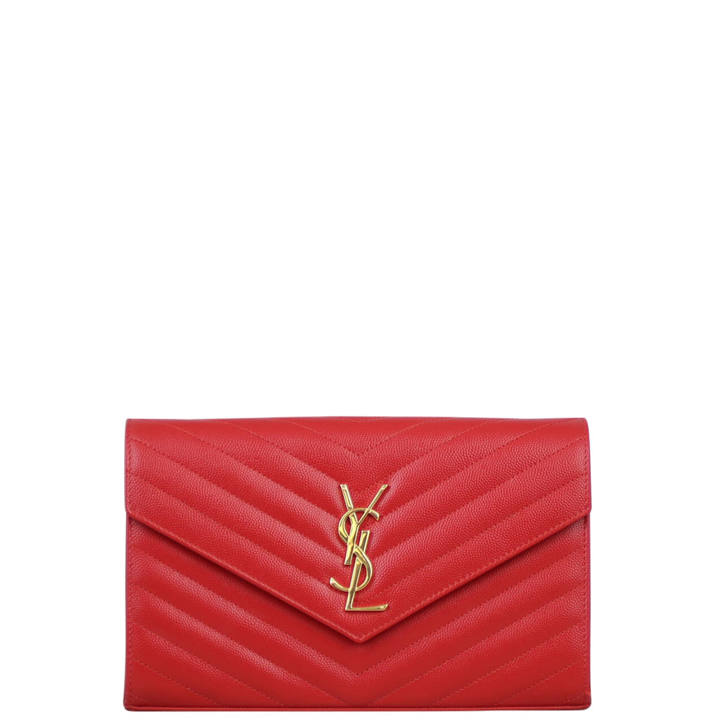 Saint Laurent Monogram Chain Wallet