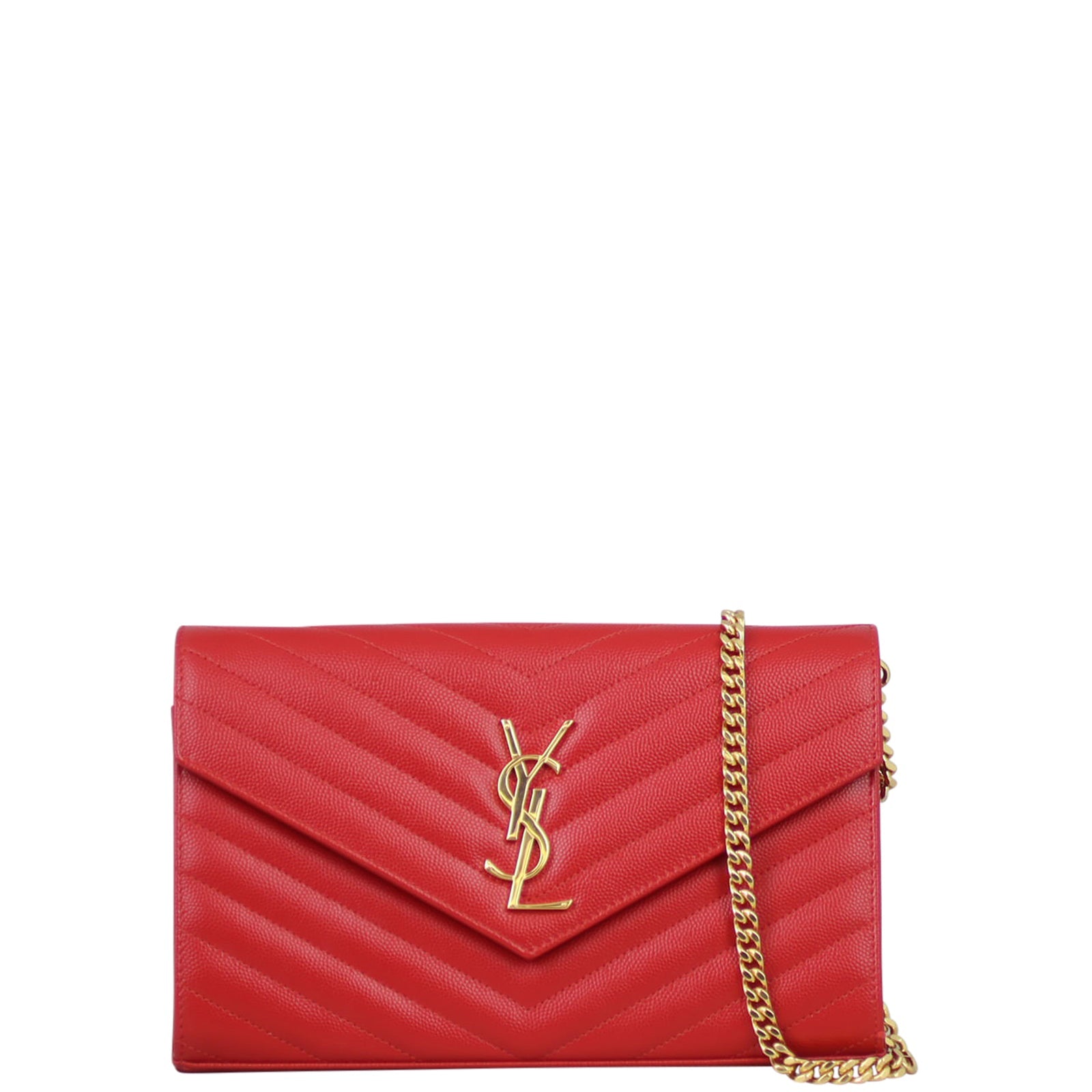 Saint Laurent Monogram Chain Wallet