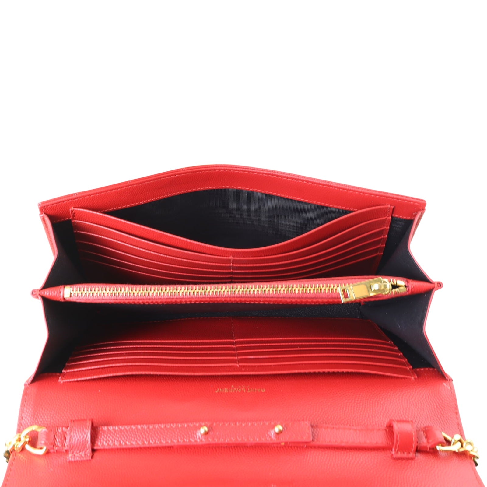 Saint Laurent Monogram Chain Wallet