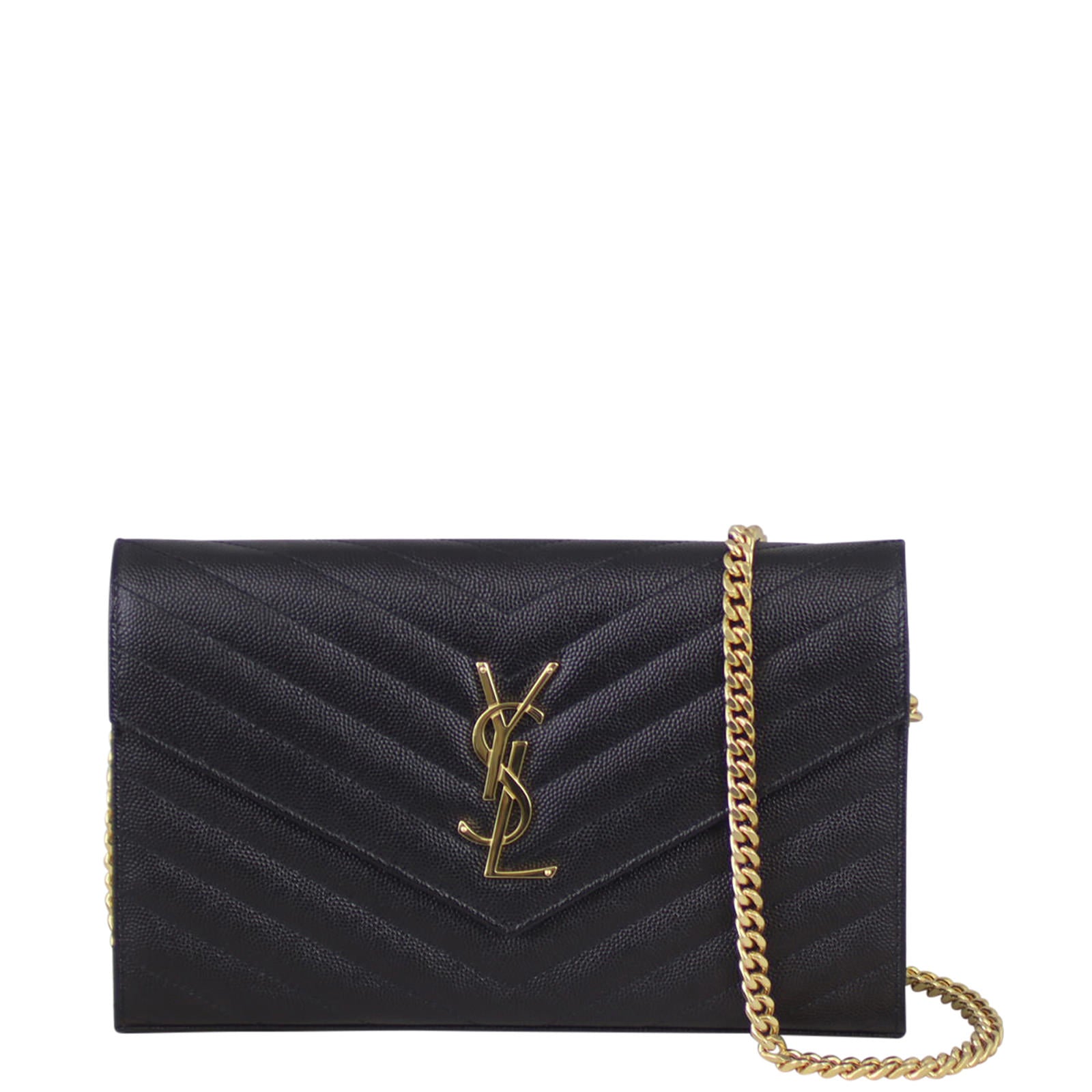Saint Laurent Monogram Envelope Chain Wallet Medium