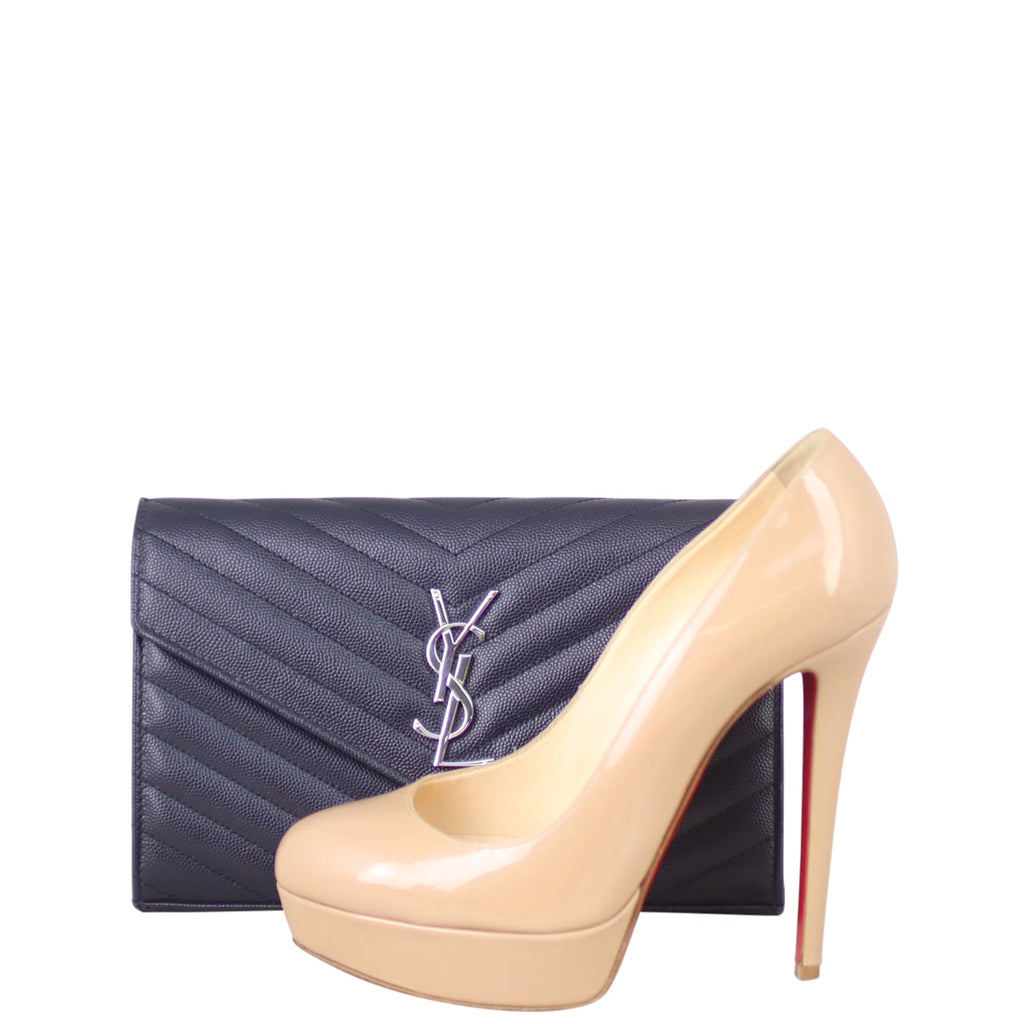 Saint Laurent Monogram Envelope Chain Wallet