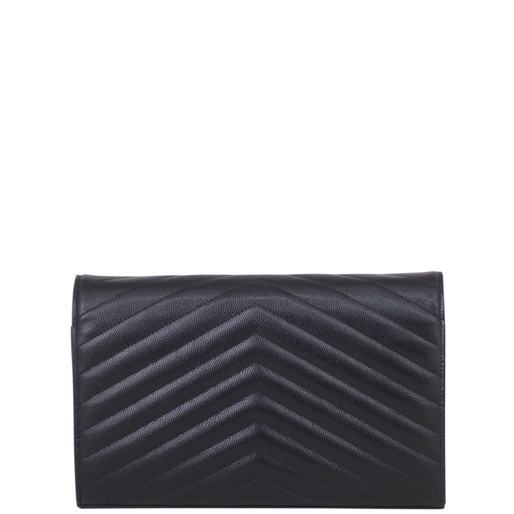 Saint Laurent Monogram Envelope Chain Wallet