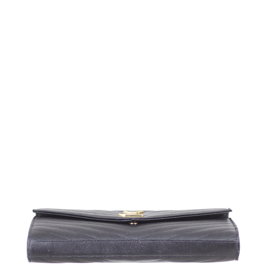 Saint Laurent Monogram Envelope Chain Wallet