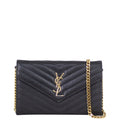 Saint Laurent Monogram Envelope Chain Wallet
