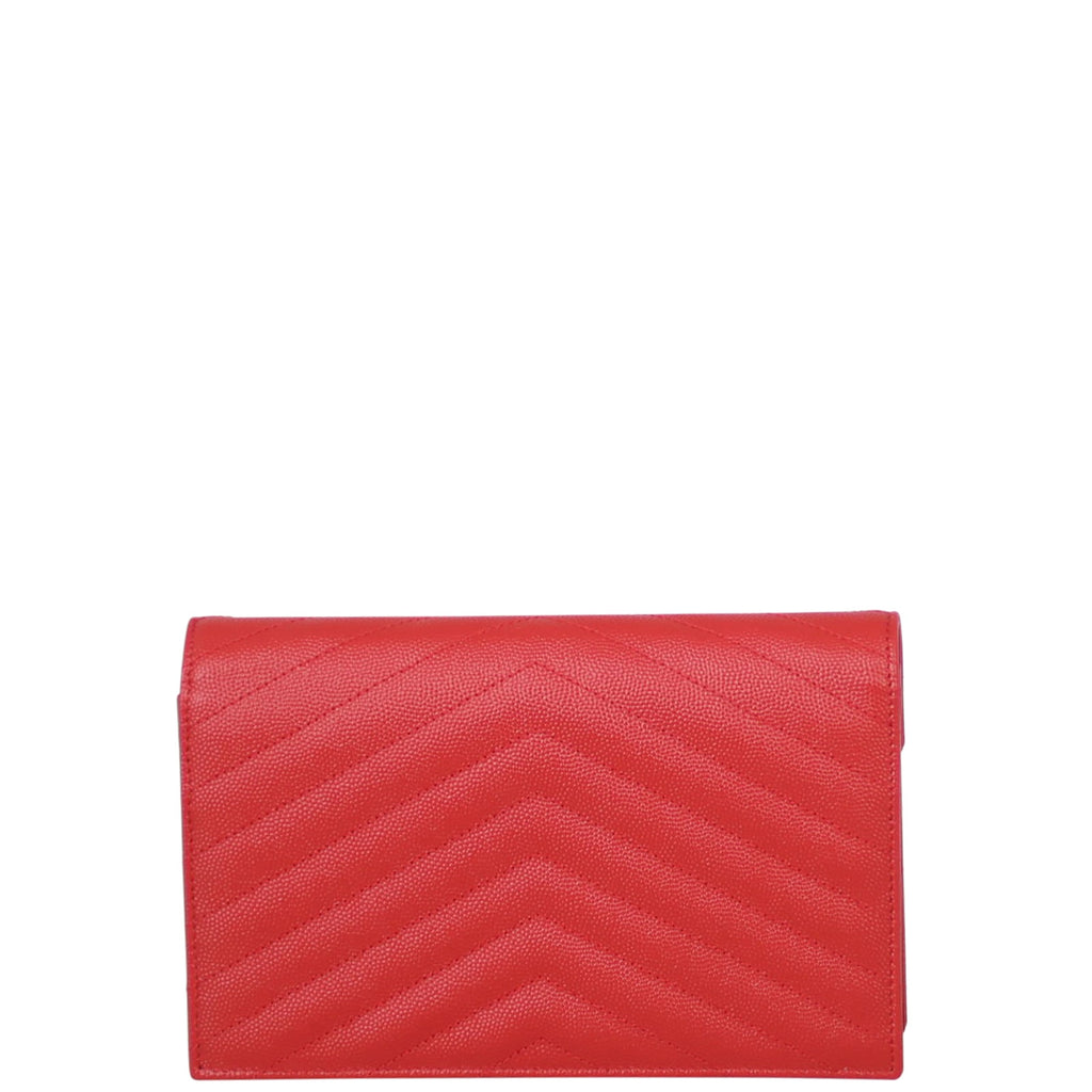 Saint Laurent Monogram Envelope Chain Wallet