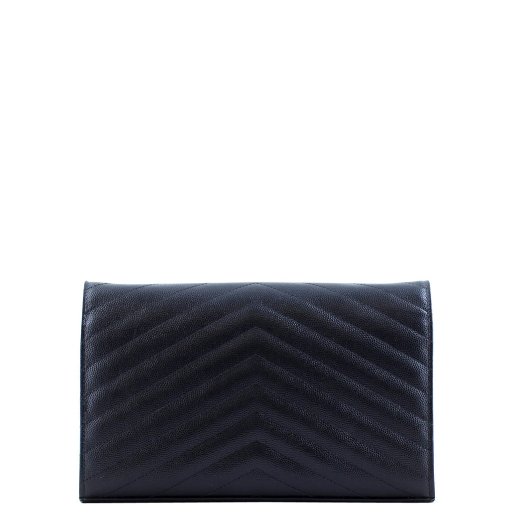 Saint Laurent Monogram Wallet on Chain