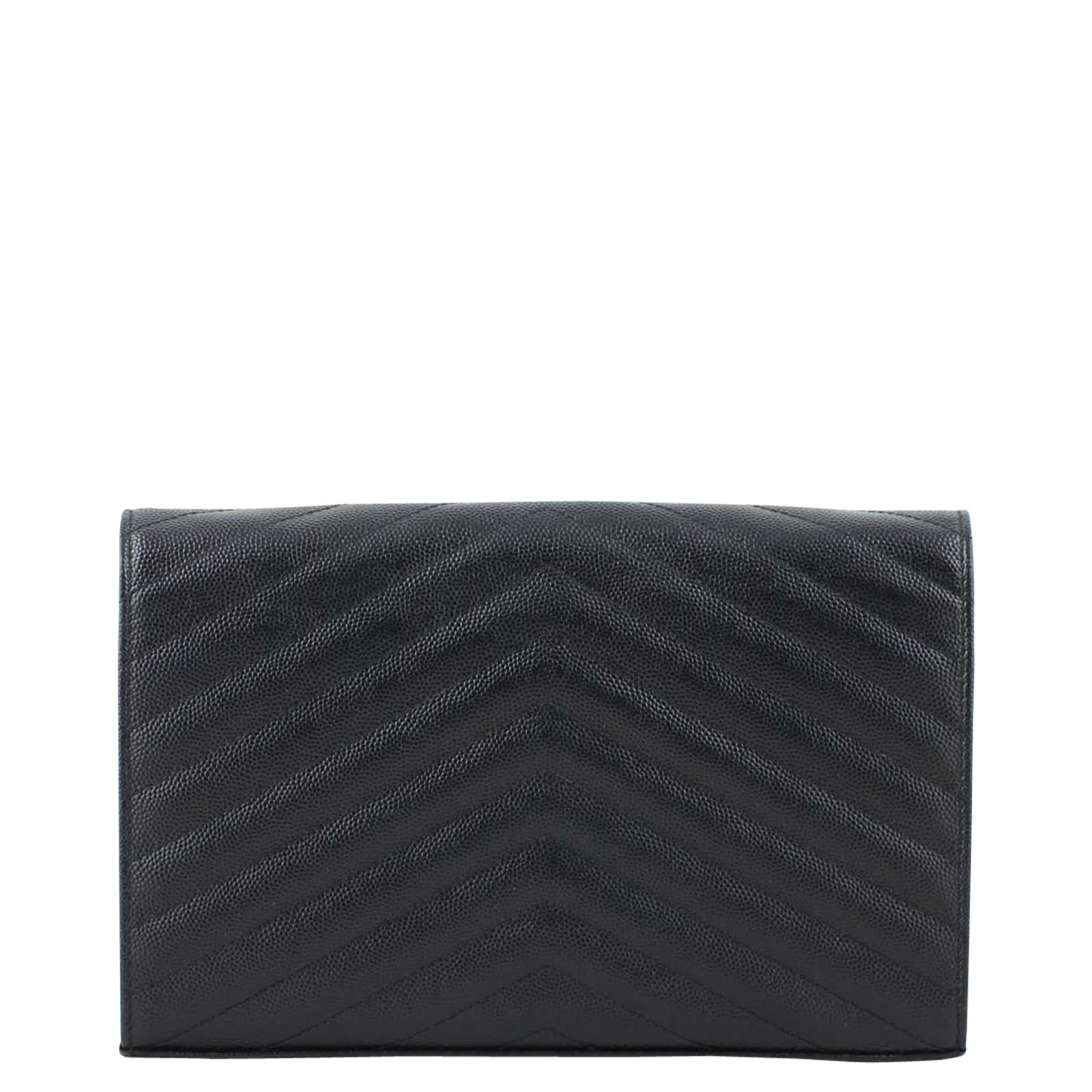 Saint Laurent Monogram Chain Wallet