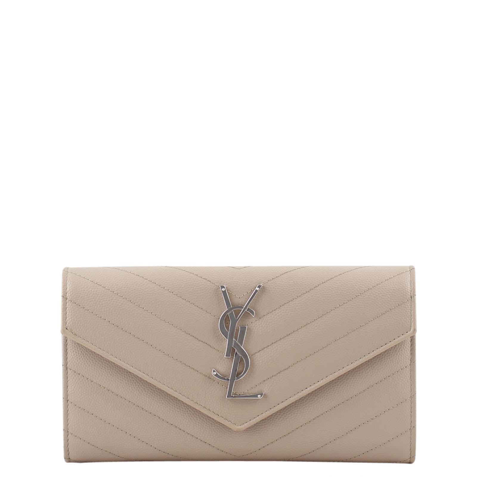 Saint Laurent Monogram Chain Wallet Small