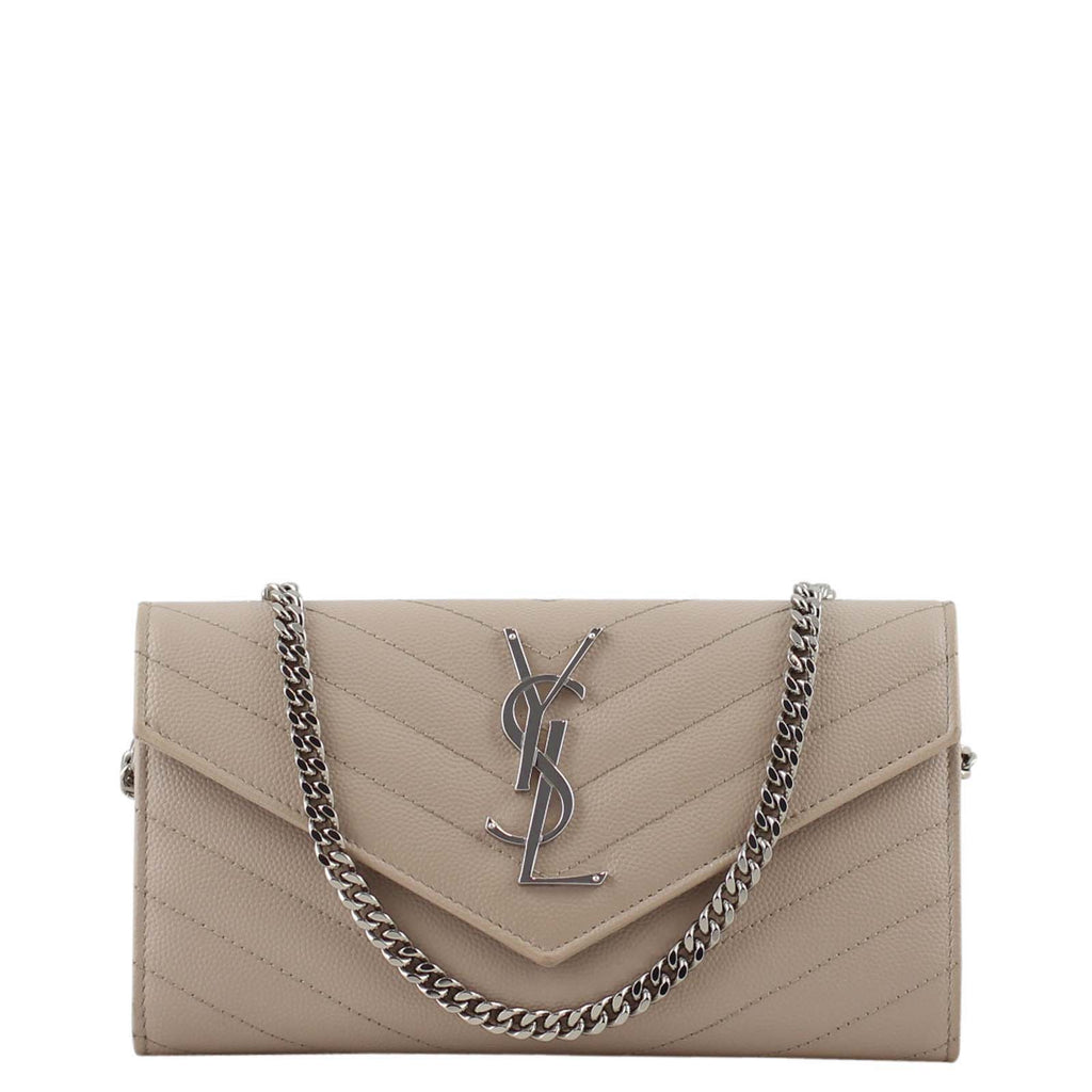Saint Laurent Monogram Chain Wallet Small