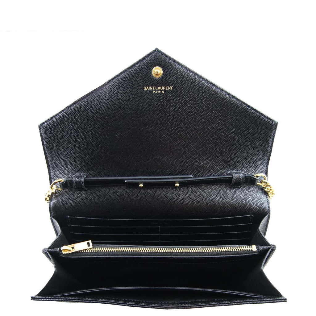 Saint Laurent Monogram Chain Wallet