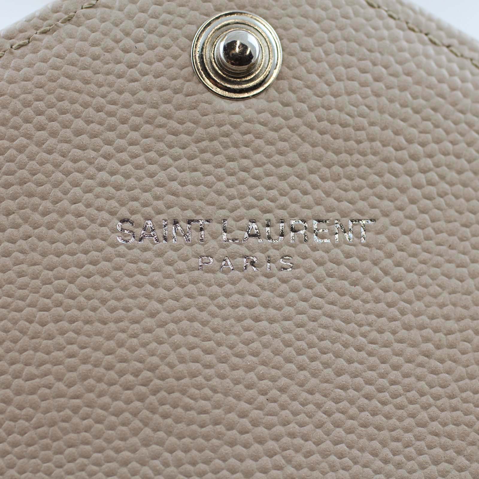 Saint Laurent Monogram Chain Wallet Small