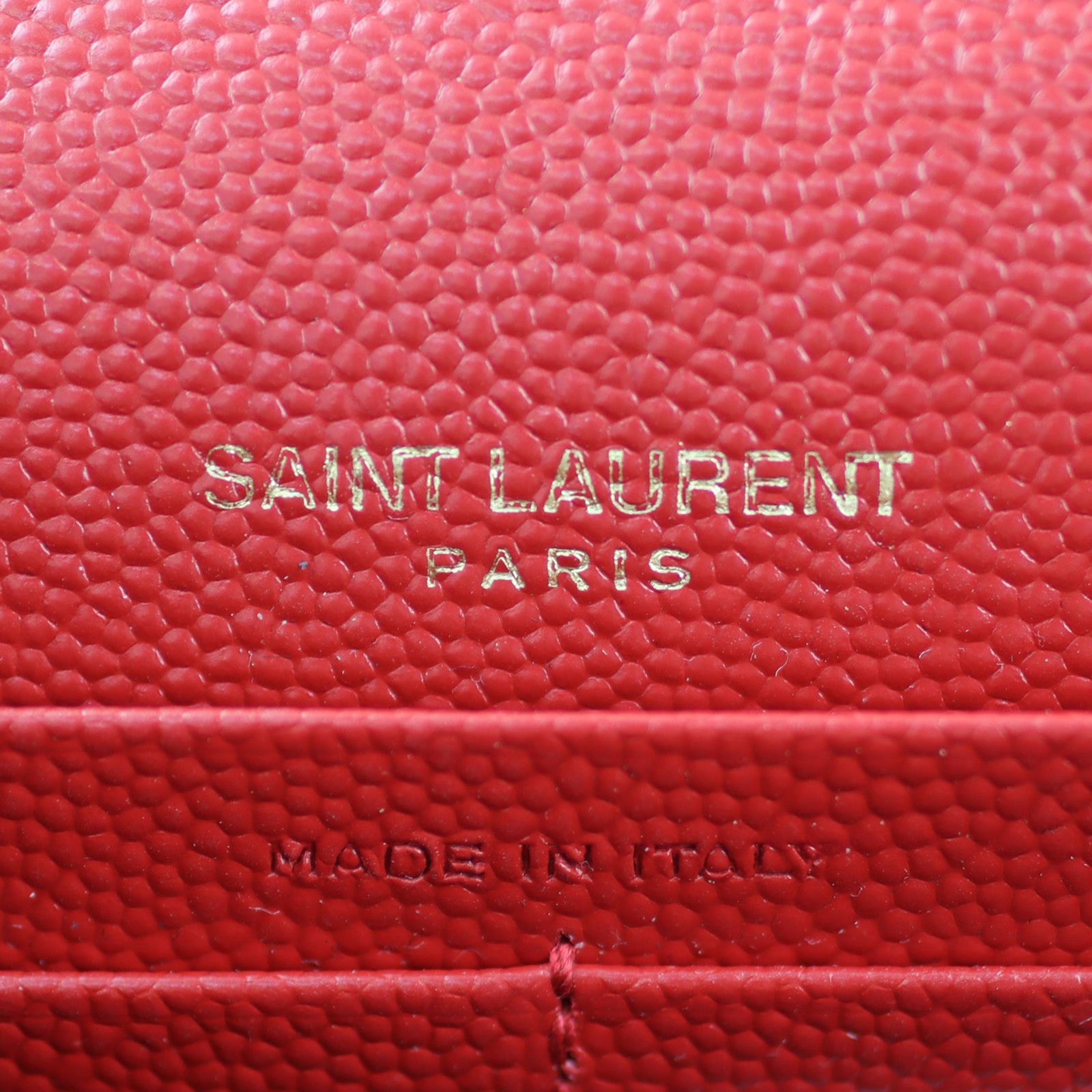 Saint Laurent Monogram Envelope Chain Wallet