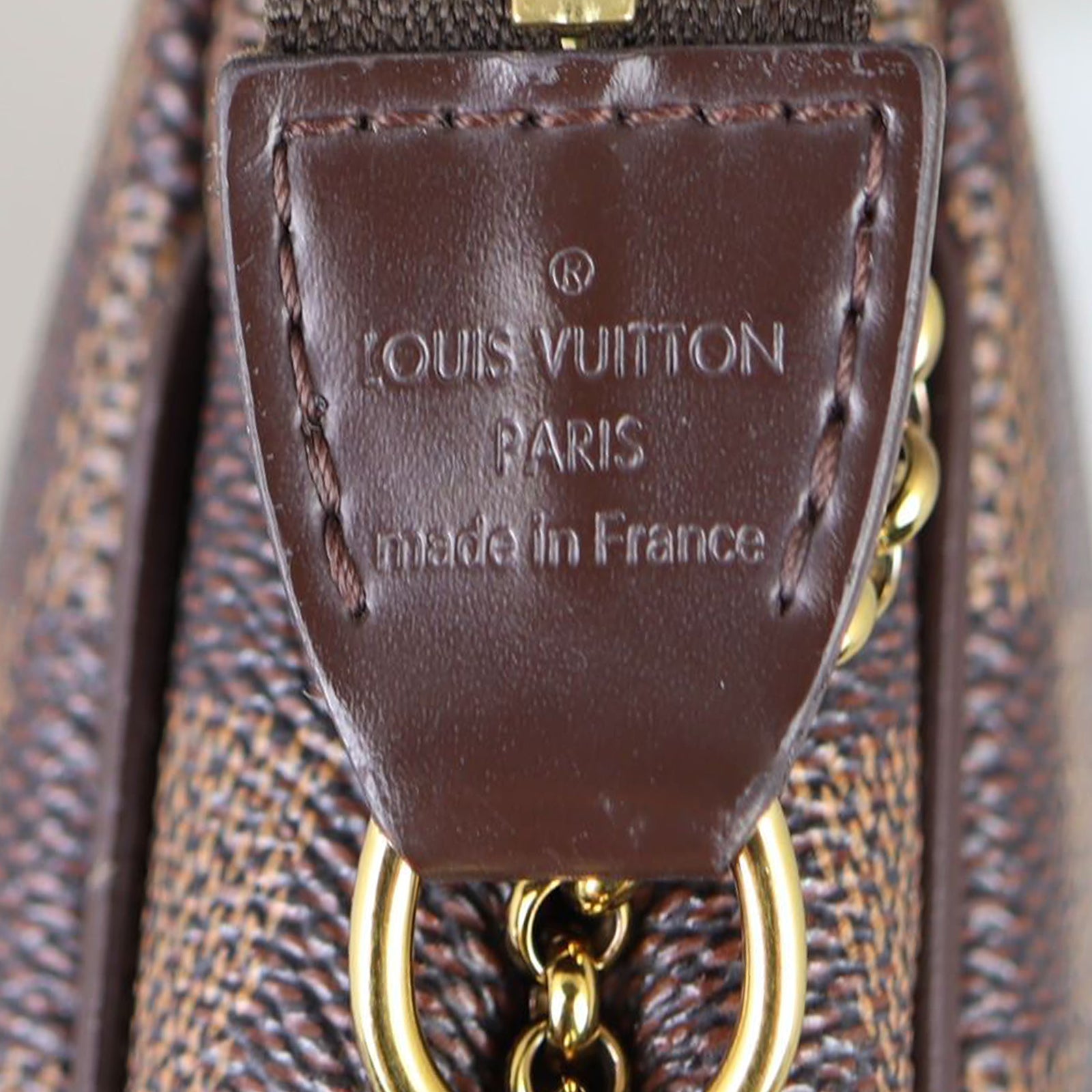 Louis Vuitton Eva Pochette Damier Ebene
