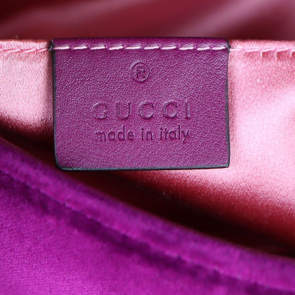 Gucci GG Marmont Velvet Mini Shoulder Bag