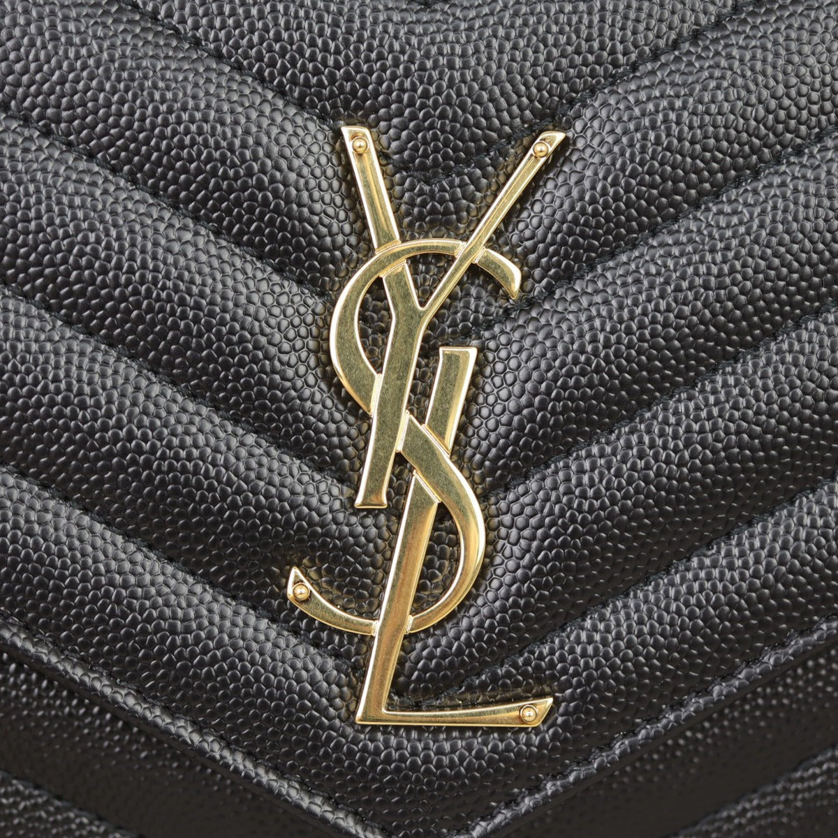Saint Laurent Monogram Chain Wallet
